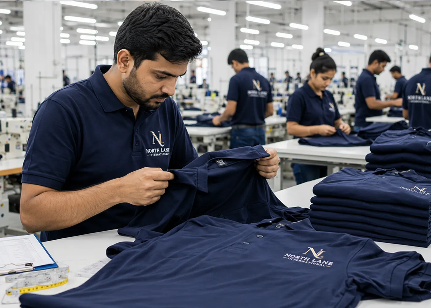 Apparel quality inspection and export packing preparation